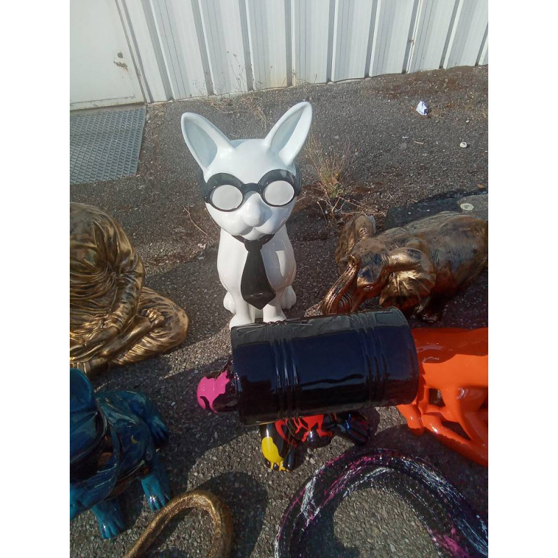 CHAT LUNETTES 80 CM