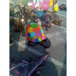TORTUE 100CM MULTICOLORE