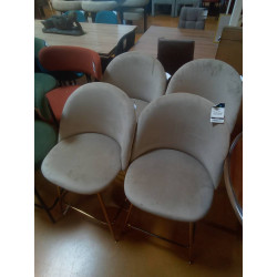 TABOURET DE BAR EN VELOURS...