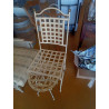CHAISE FER ET GUERIDON