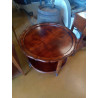 TABLE BASSE RONDE 2 PLATEAUX 
