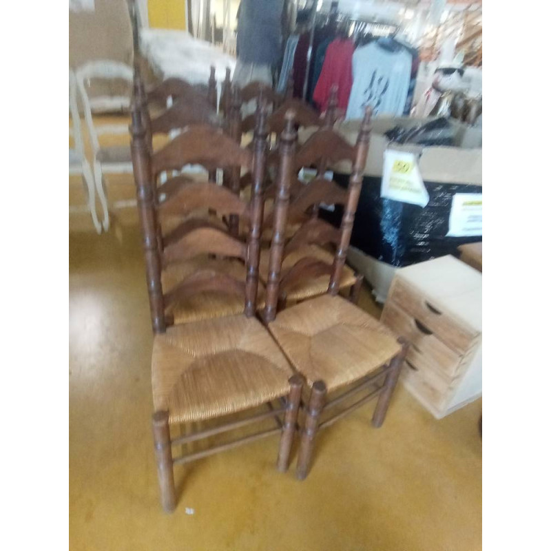 LOT DE 6 CHAISES
