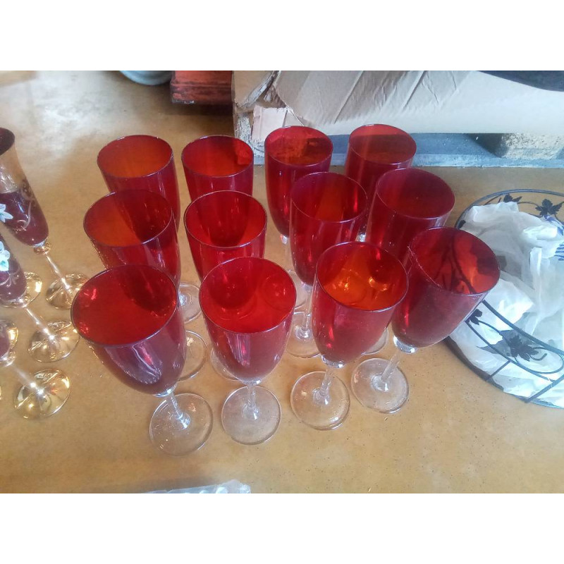 LOT DE 12 VERRES