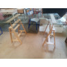 BUREAU TRÉTEAUX VERRES