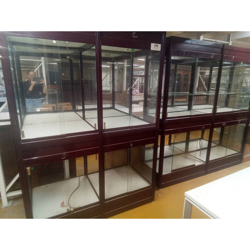 VITRINE DOUBLE SANS CLÉ 